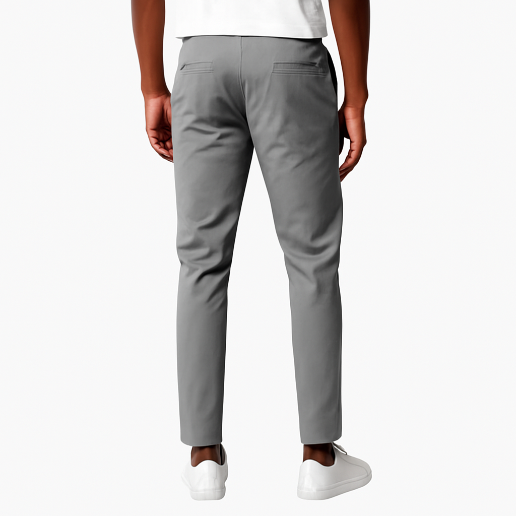 Men’s Dynamic Stretch Trousers – Agile Slim-Fit Daily Pants