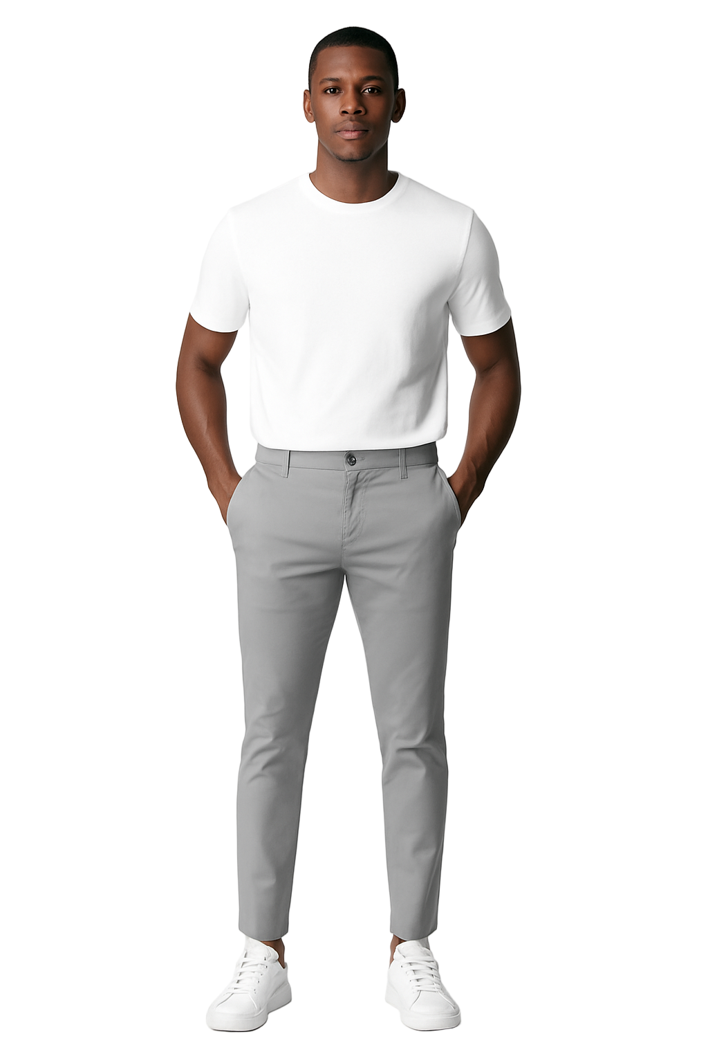 Men’s Dynamic Stretch Trousers – Agile Slim-Fit Daily Pants