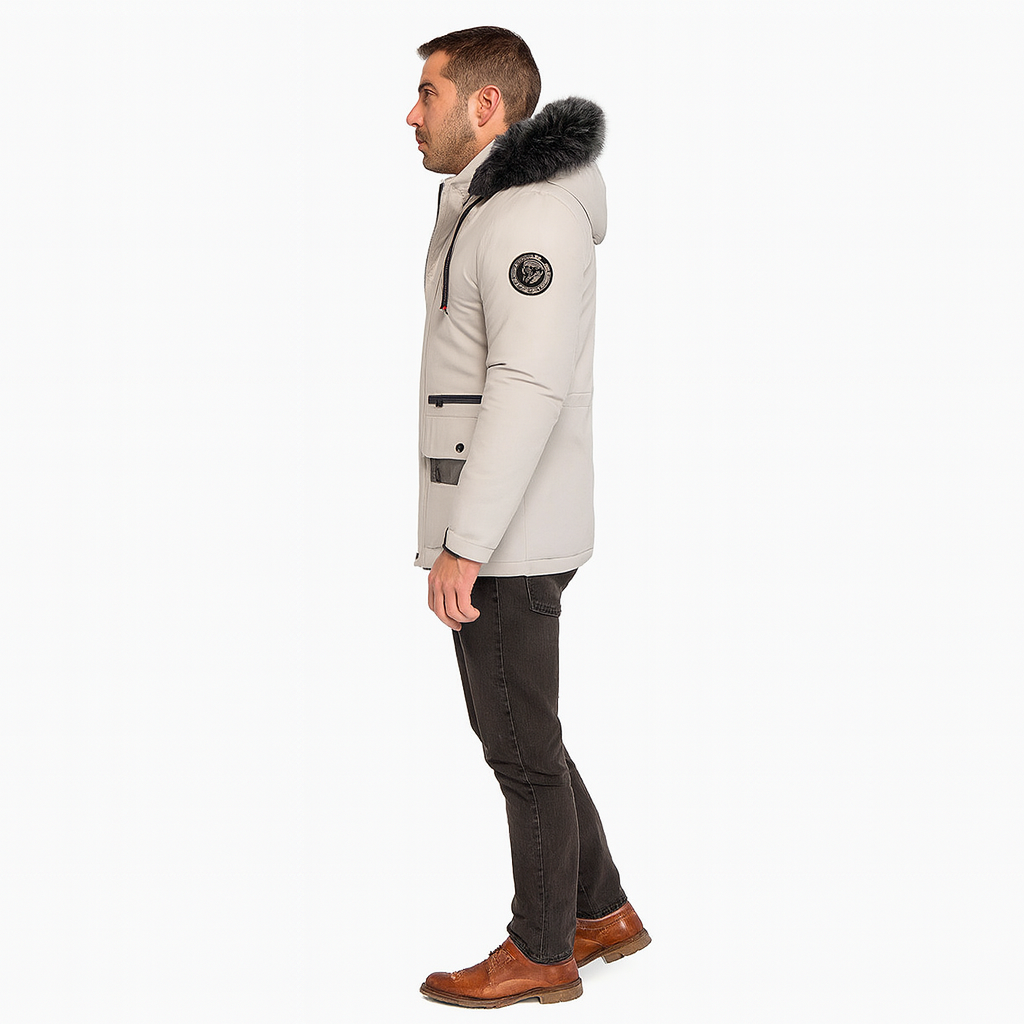 Men’s Waterproof Mountain Jacket – Warm Windblock Adventure Coat
