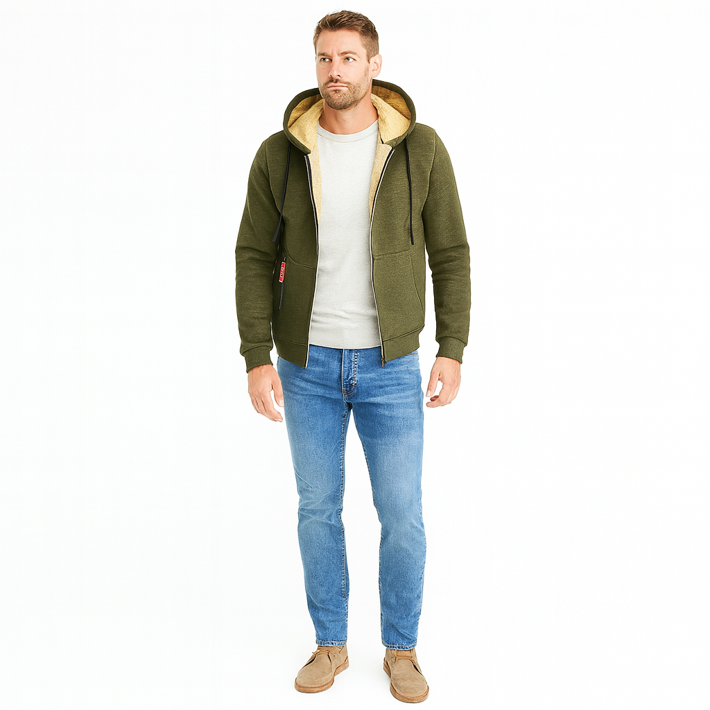Men’s Sherpa Fleece Vest – Warm Layering Gilet for Spring