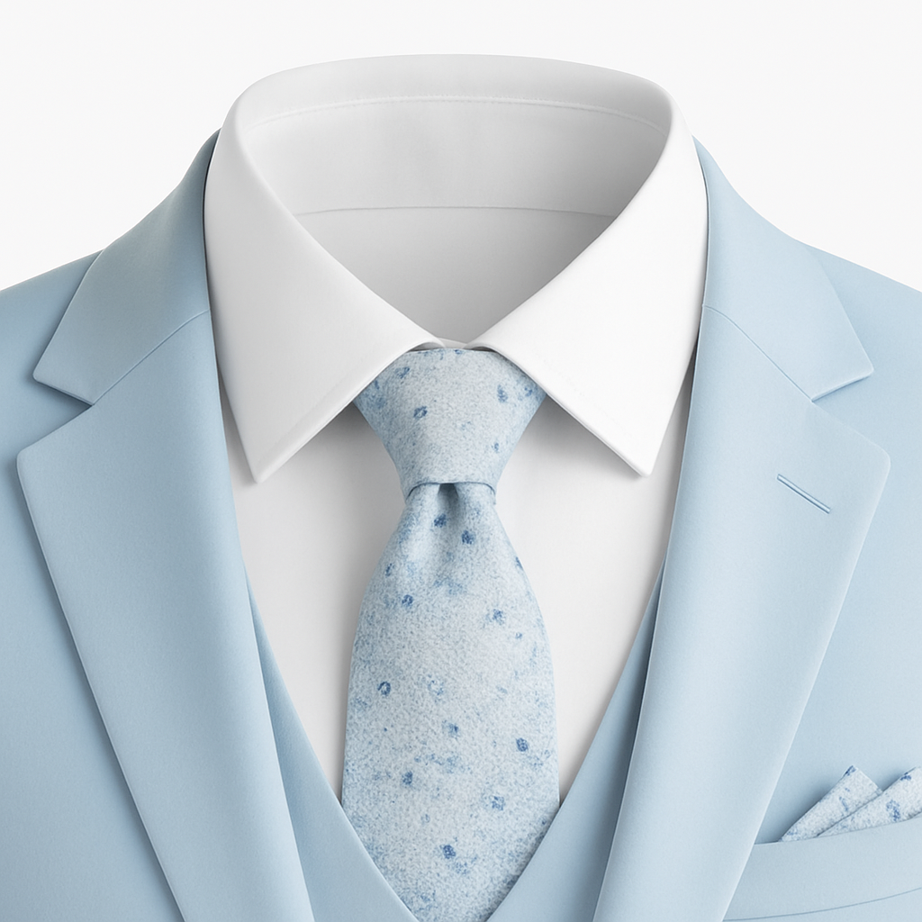 Men’s 3-Piece Notch-Lapel Suit Set – Slim Tailored Fit