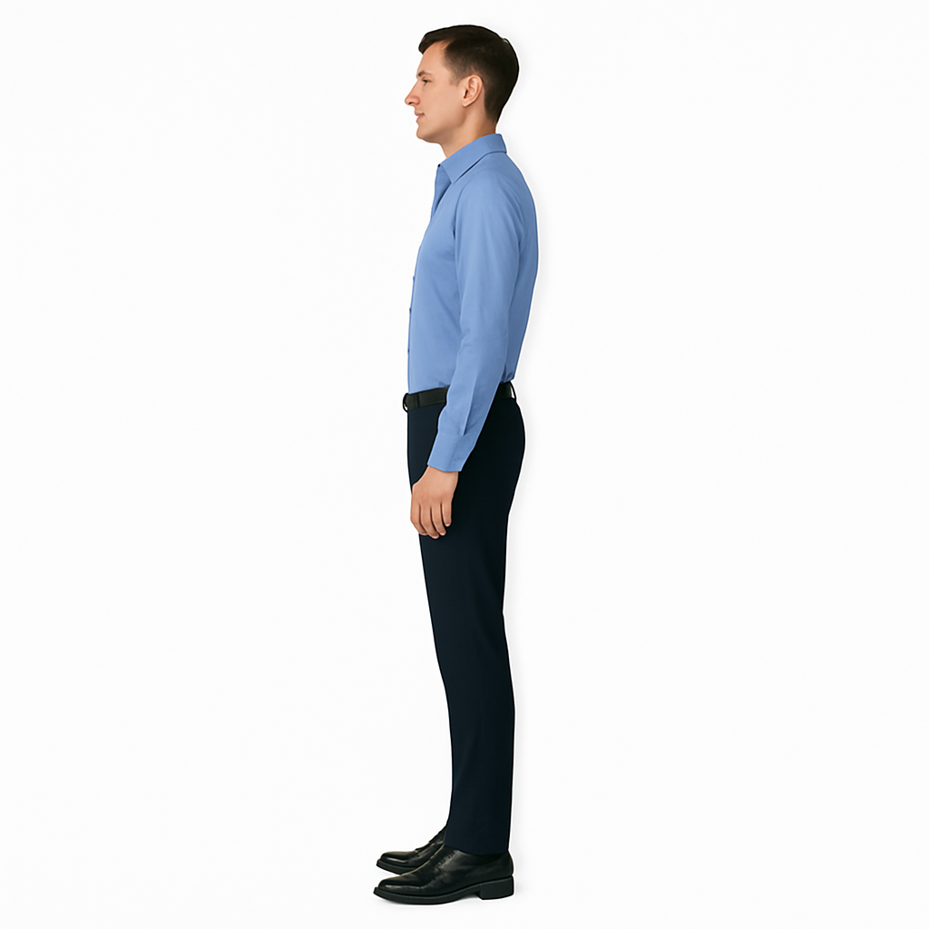 Men’s Lightweight Comfort-Fit Dress Shirt – Breathable Cotton, Smart Casual