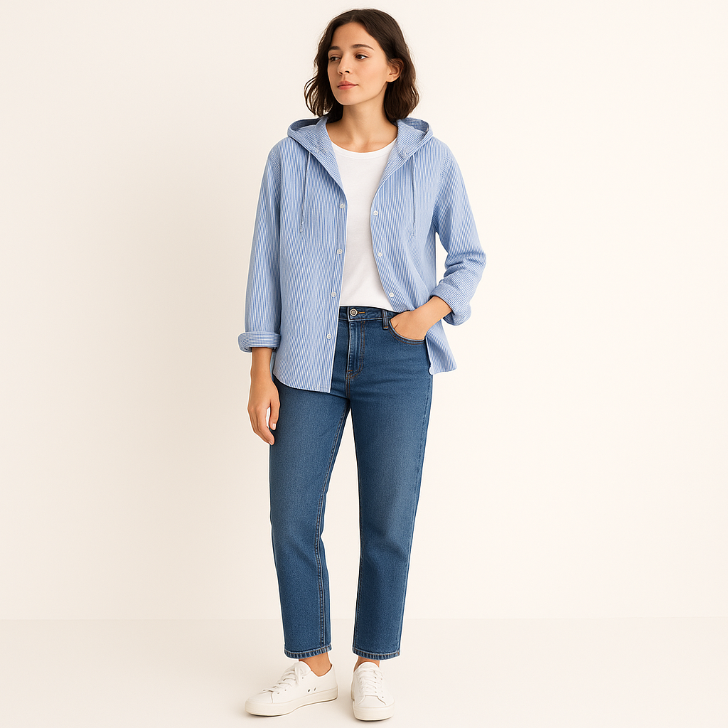 Hooded Linen Shirt – Lightweight & Breathable Casual Top