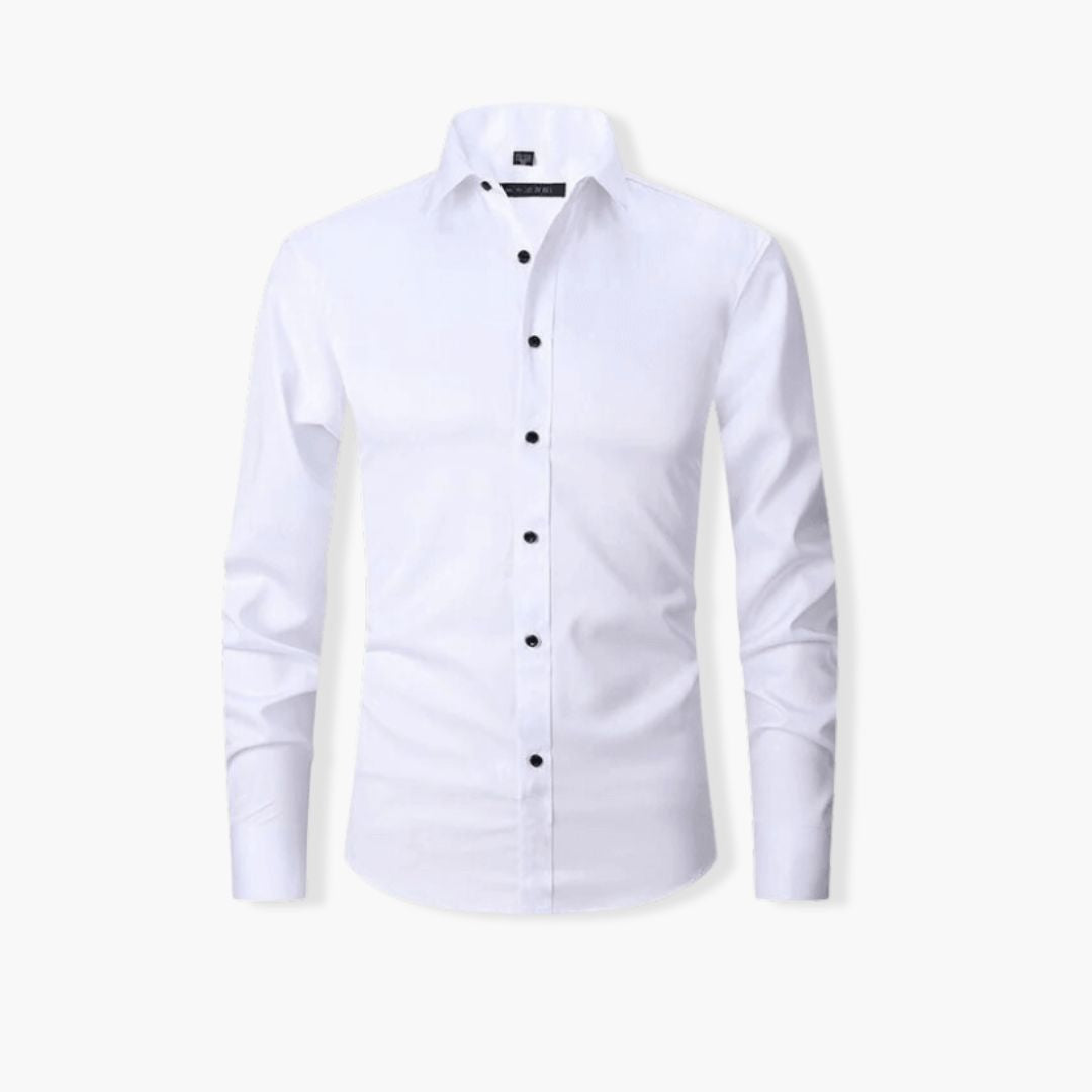 Men’s Lightweight Comfort-Fit Dress Shirt – Breathable Cotton, Smart Casual
