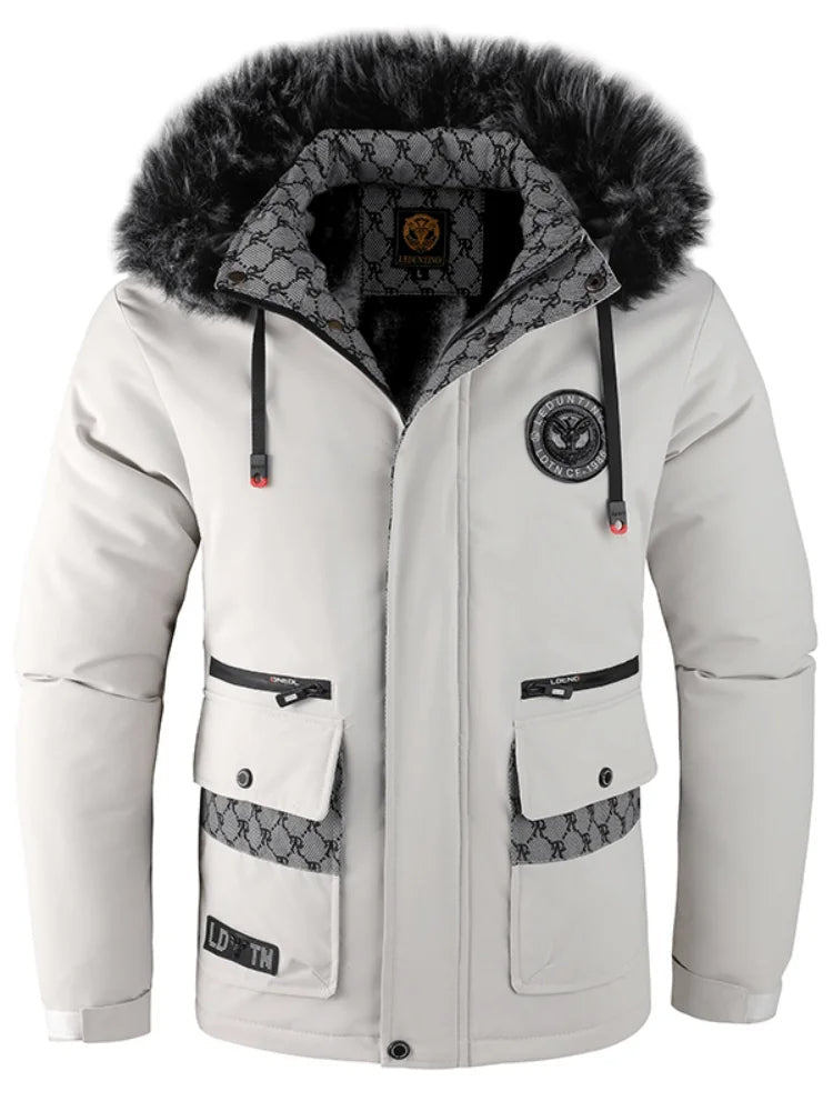 Men’s Waterproof Mountain Jacket – Warm Windblock Adventure Coat