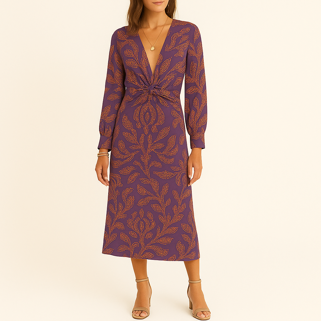 Sustainable Women's Maxi Dress – Breathable Fabric, All-Season Wear
