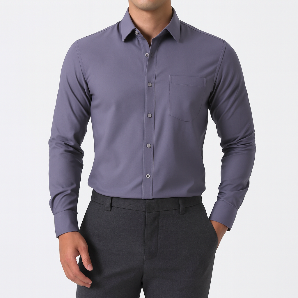 Non-Iron Business Shirt for Men – Wrinkle-Free Smart Shirt