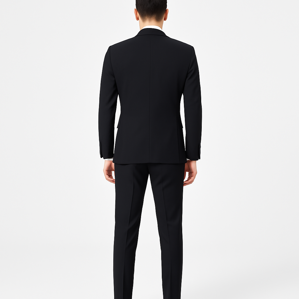 Men’s Lightweight Summer 3-Piece Suit with Waistcoat & Pockets