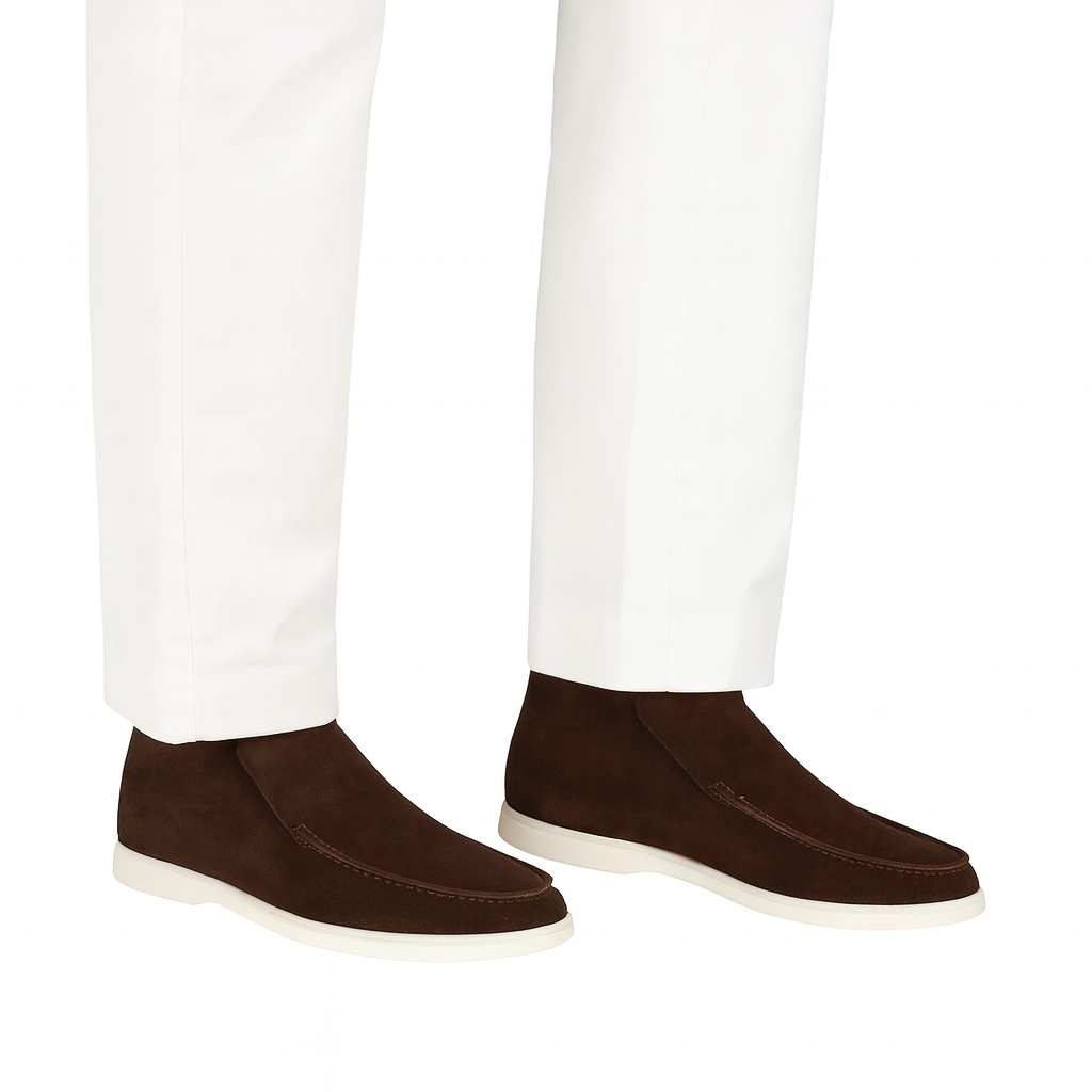 Men’s Elegant Suede Slip-On – Smart Old-Money Style