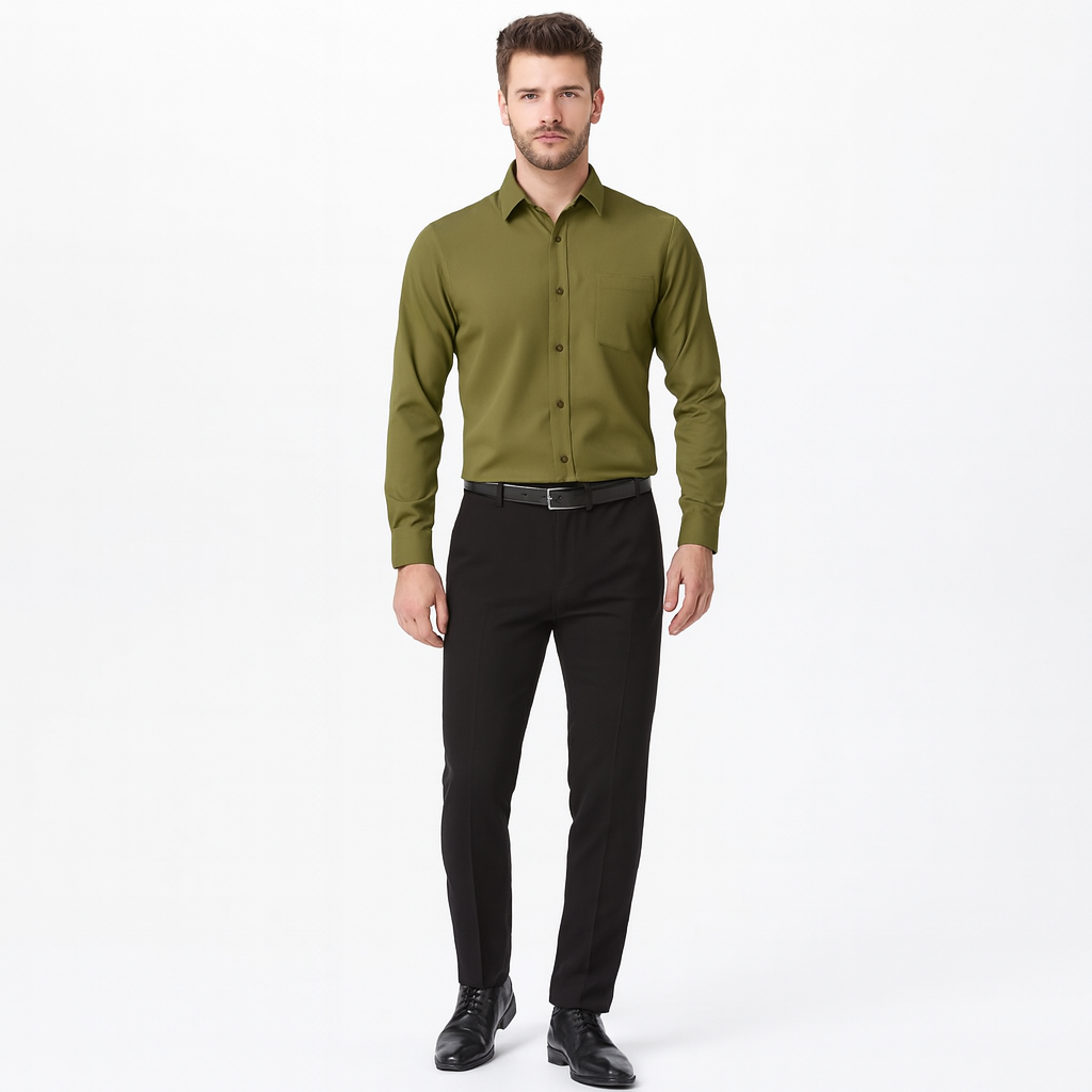 Non-Iron Business Shirt for Men – Wrinkle-Free Smart Shirt