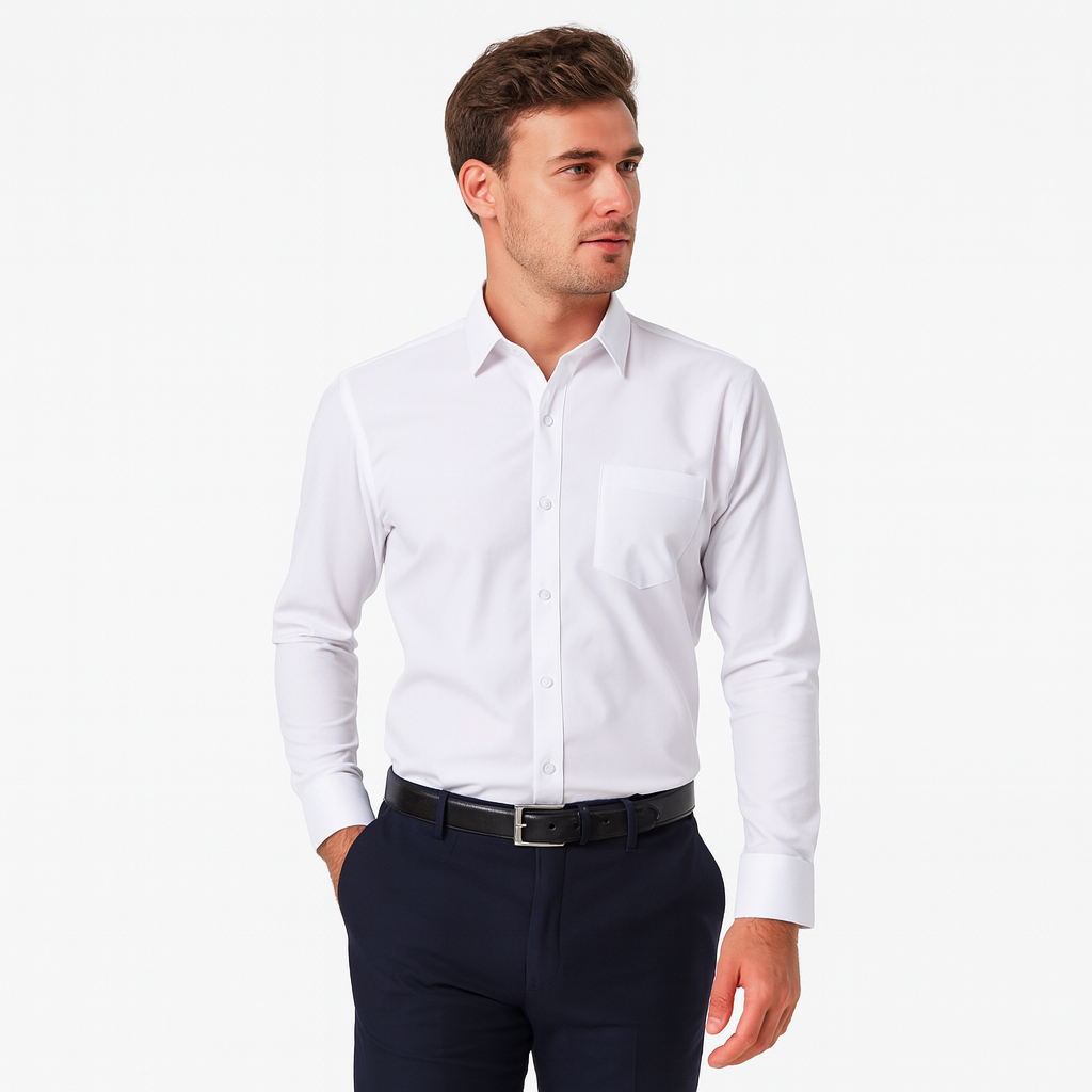 Non-Iron Business Shirt for Men – Wrinkle-Free Smart Shirt