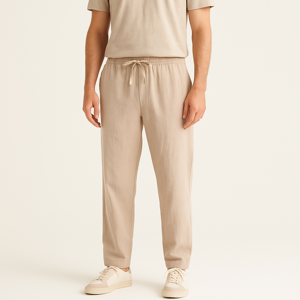 Old Money linen trousers summer pants for men