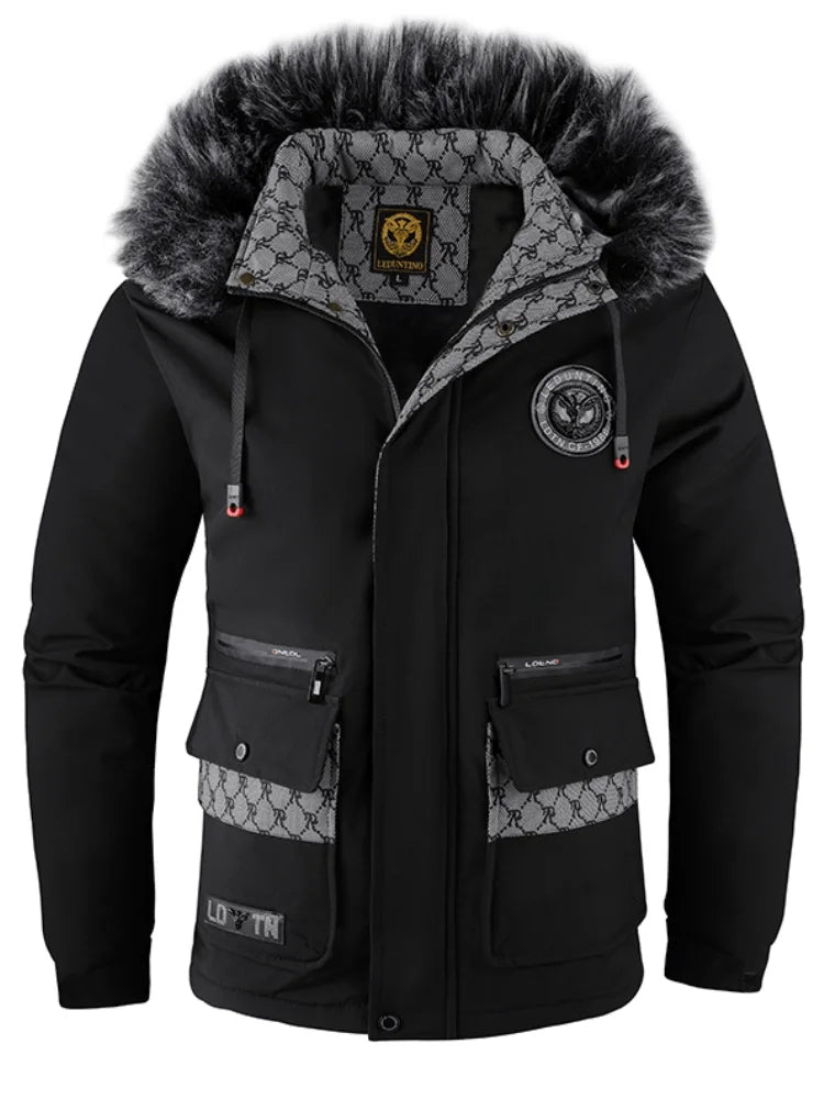 Men’s Waterproof Mountain Jacket – Warm Windblock Adventure Coat