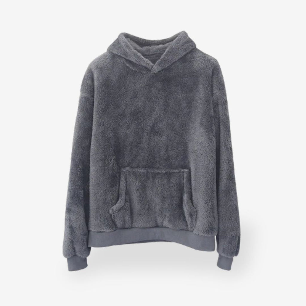 Men’s Lightweight Fleece Hoodie – Soft Brushed, Relaxed Fit Pullover