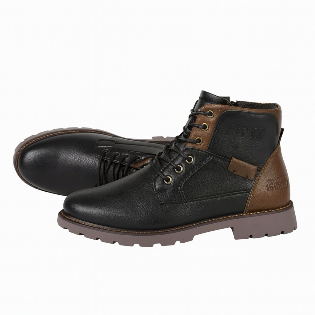 Men’s Leather Side-Zip Boots – Smart and Easy Spring Style