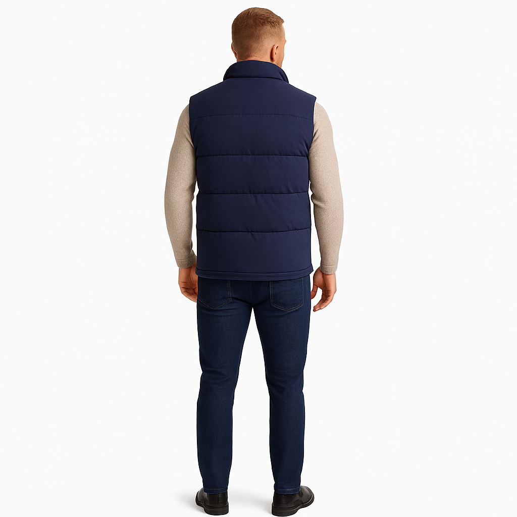 Men’s Lightweight Quilted Gilet for Spring/Summer Layering