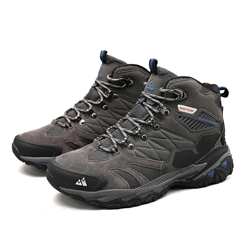 Men’s Waterproof Rugged Hiking Shoes – Durable Trail Walking Trainers