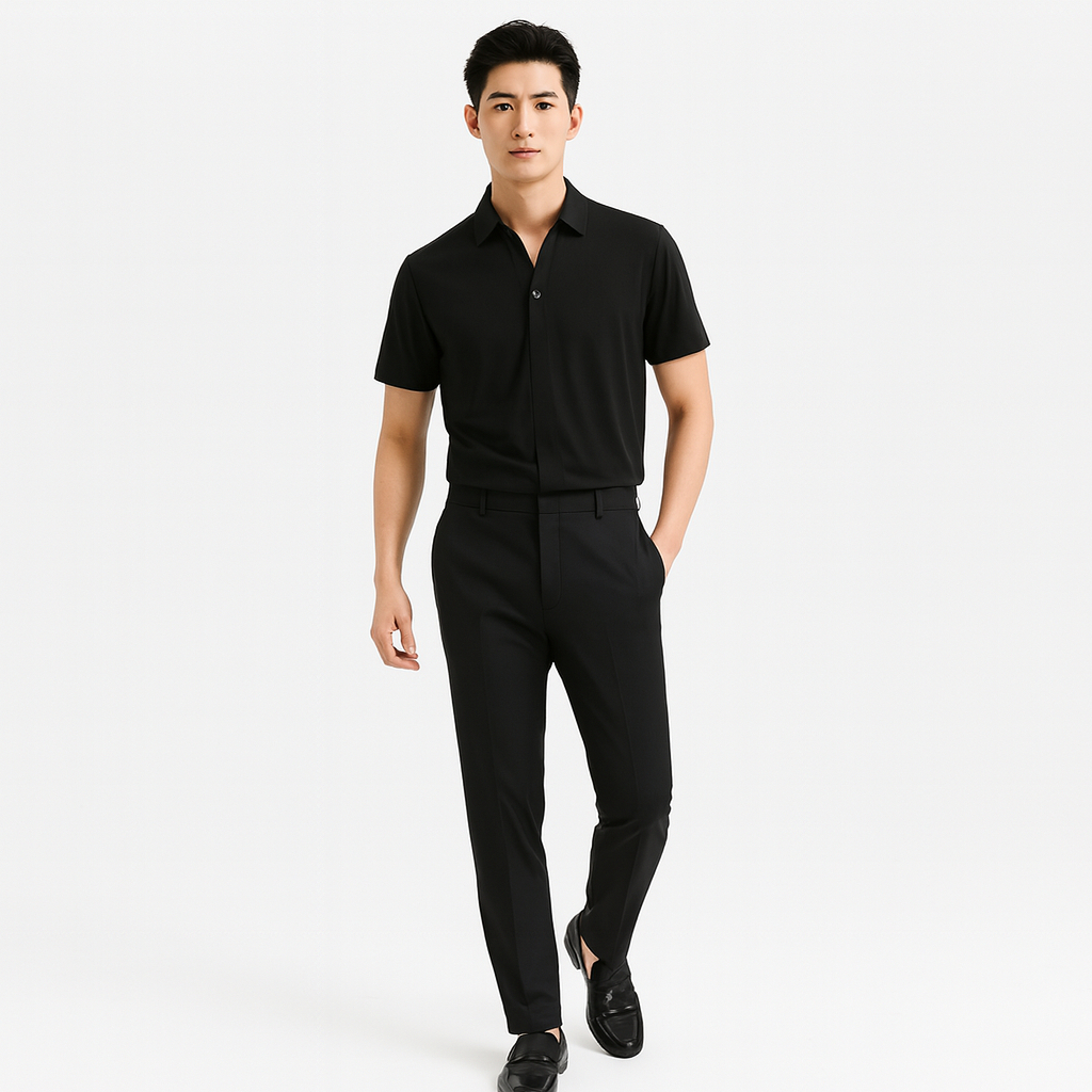 Men’s Travel Suit Set – Lightweight Wrinkle-Resistant Business Attire