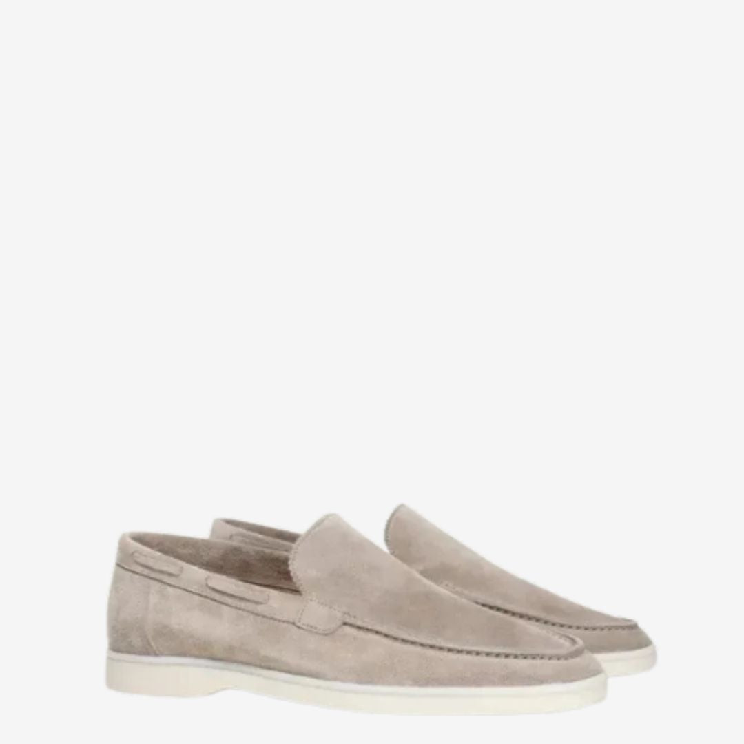 Men’s Suede Loafers – Luxury Penny & Tassel, Soft Slip-On