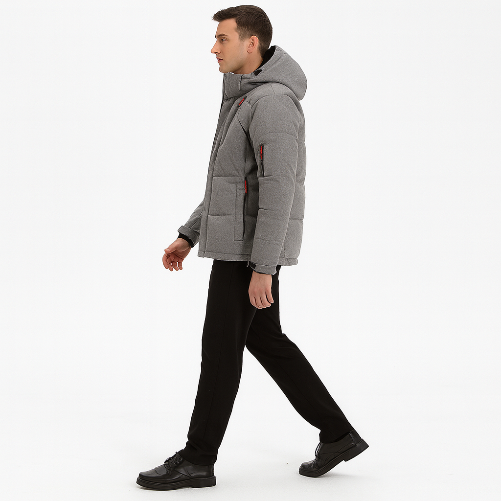 Men’s Windproof Ski Jacket – Warm Waterproof Mountain Coat
