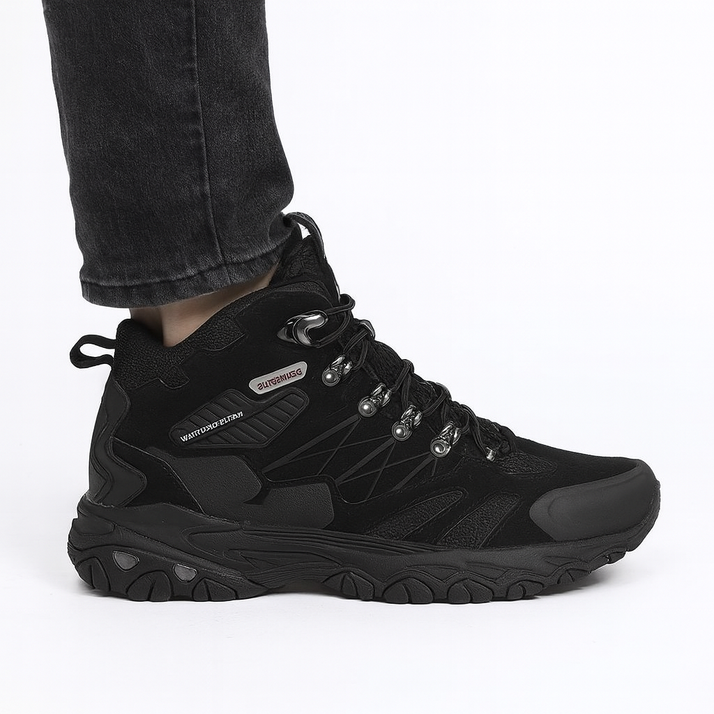 Men’s Waterproof Rugged Hiking Shoes – Durable Trail Walking Trainers