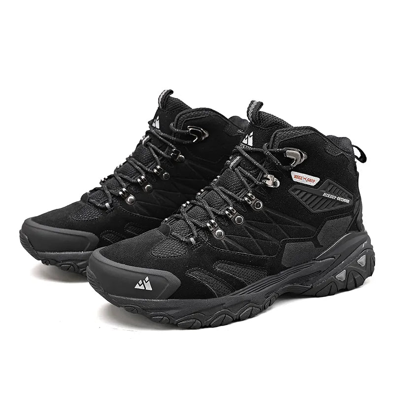 Men’s Waterproof Rugged Hiking Shoes – Durable Trail Walking Trainers