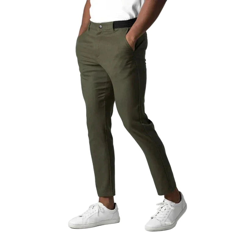 Men’s Dynamic Stretch Trousers – Agile Slim-Fit Daily Pants