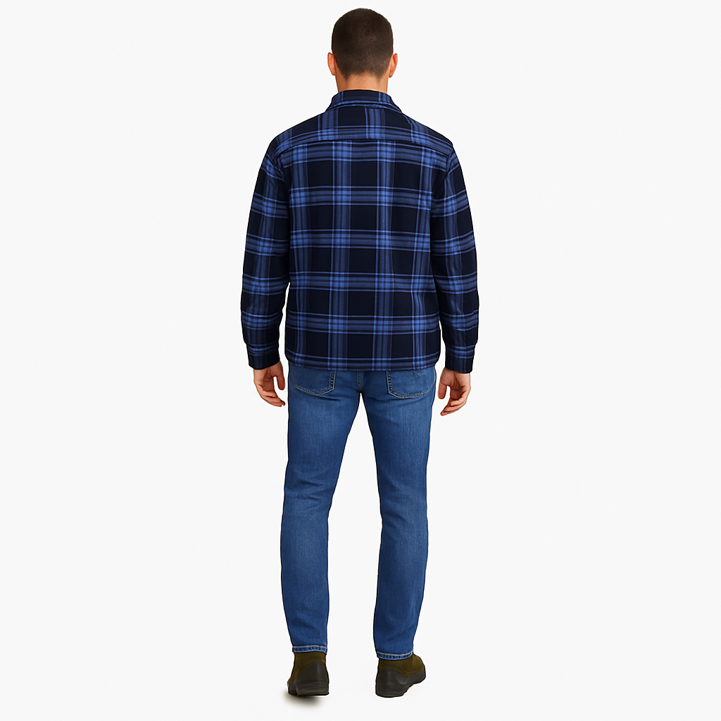 Men’s Lightweight Water-Resistant Padded Jacket – Spring Layer