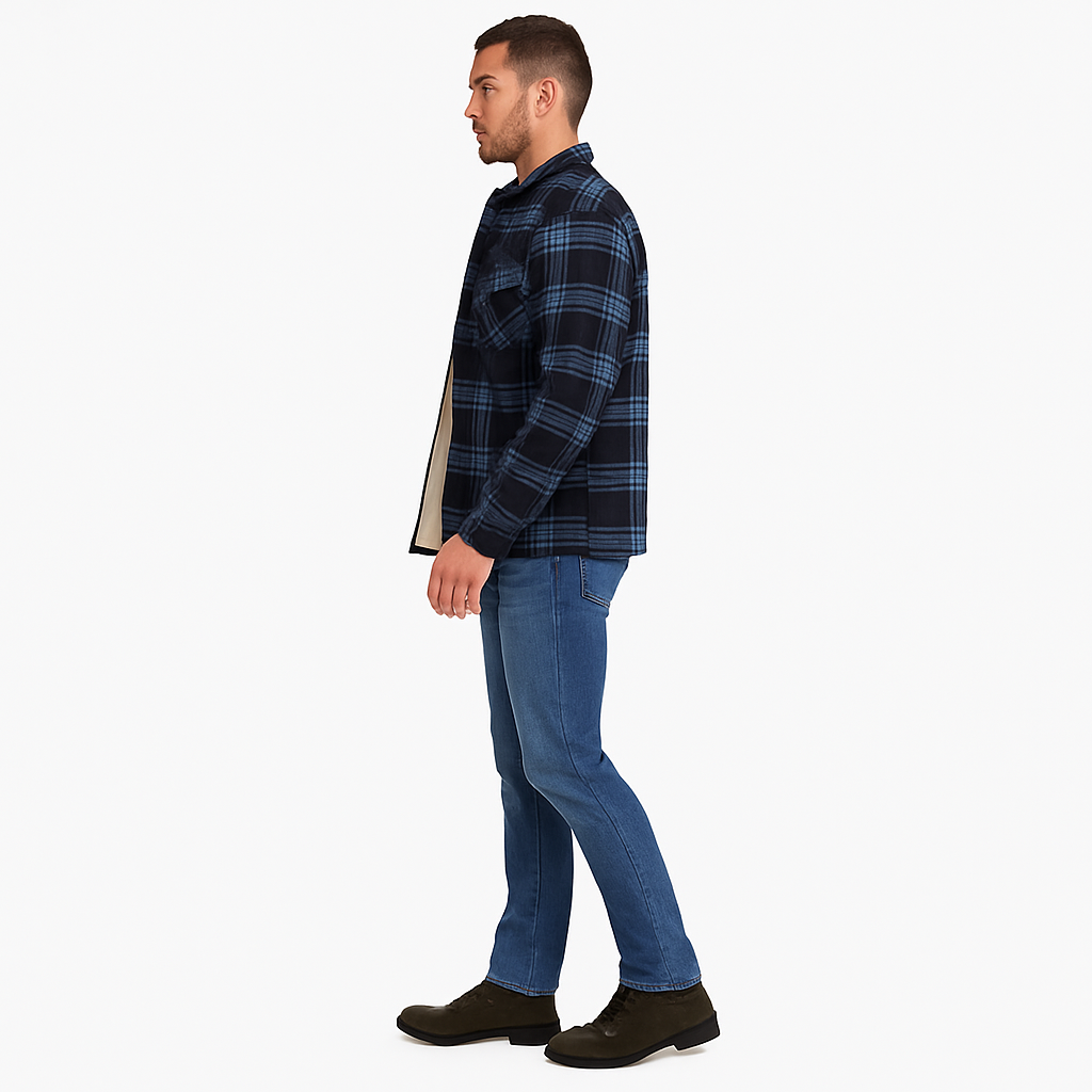 Men’s Lightweight Water-Resistant Padded Jacket – Spring Layer