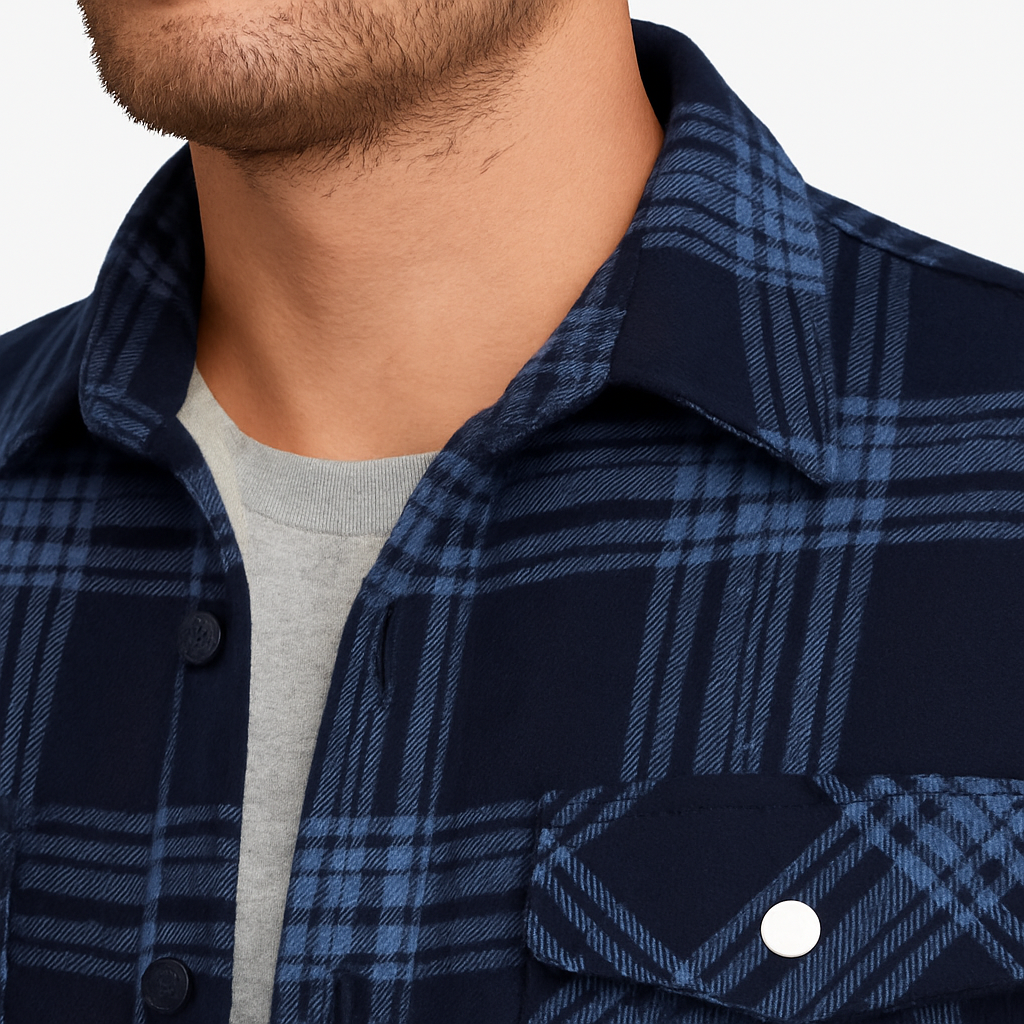 Men’s Lightweight Water-Resistant Padded Jacket – Spring Layer