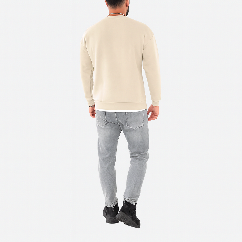 Men’s Comfy Stylish Sweatshirt – Casual Oversized Sweat Top