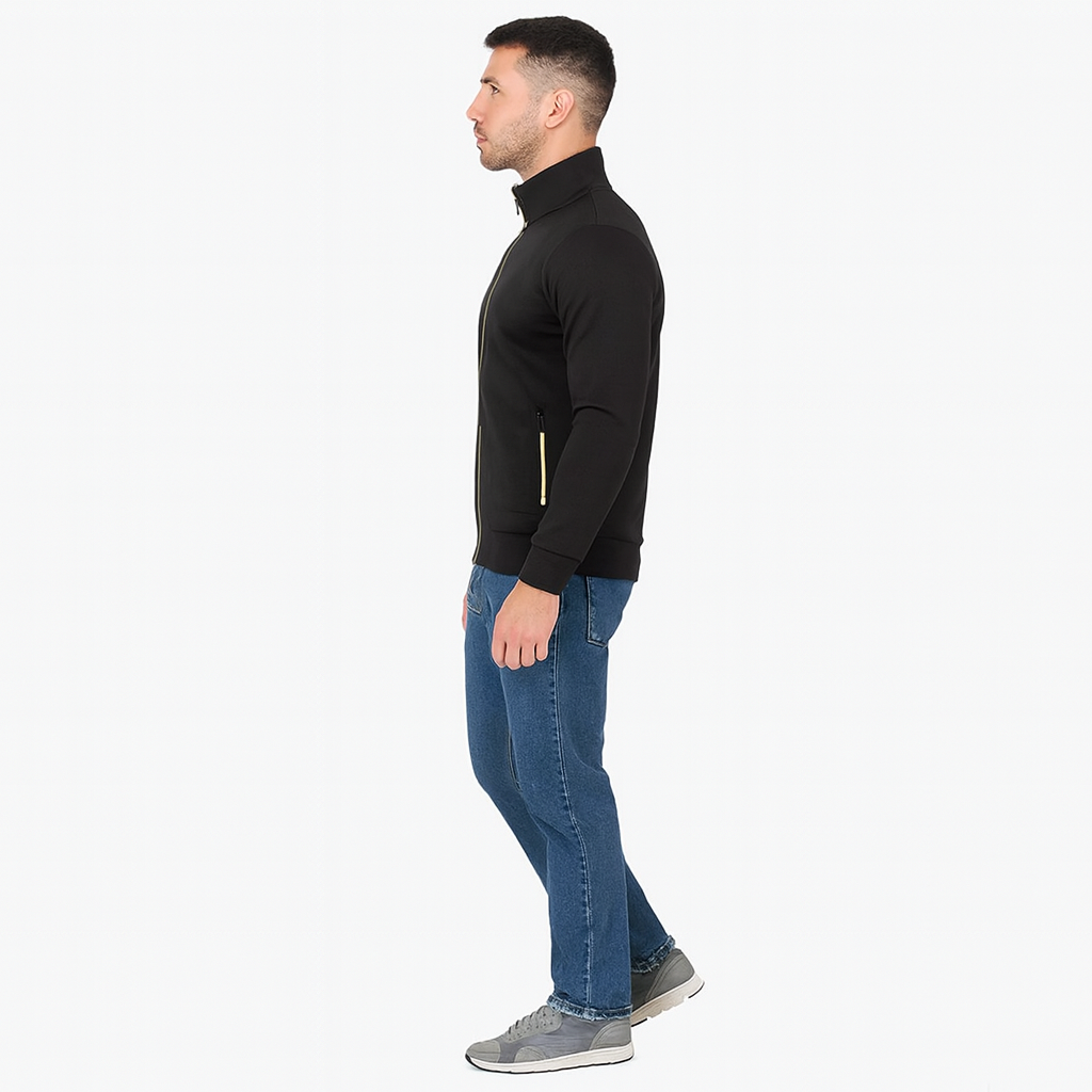 Men’s Casual Zip-Up Vest with Collar – Lightweight Spring Layer