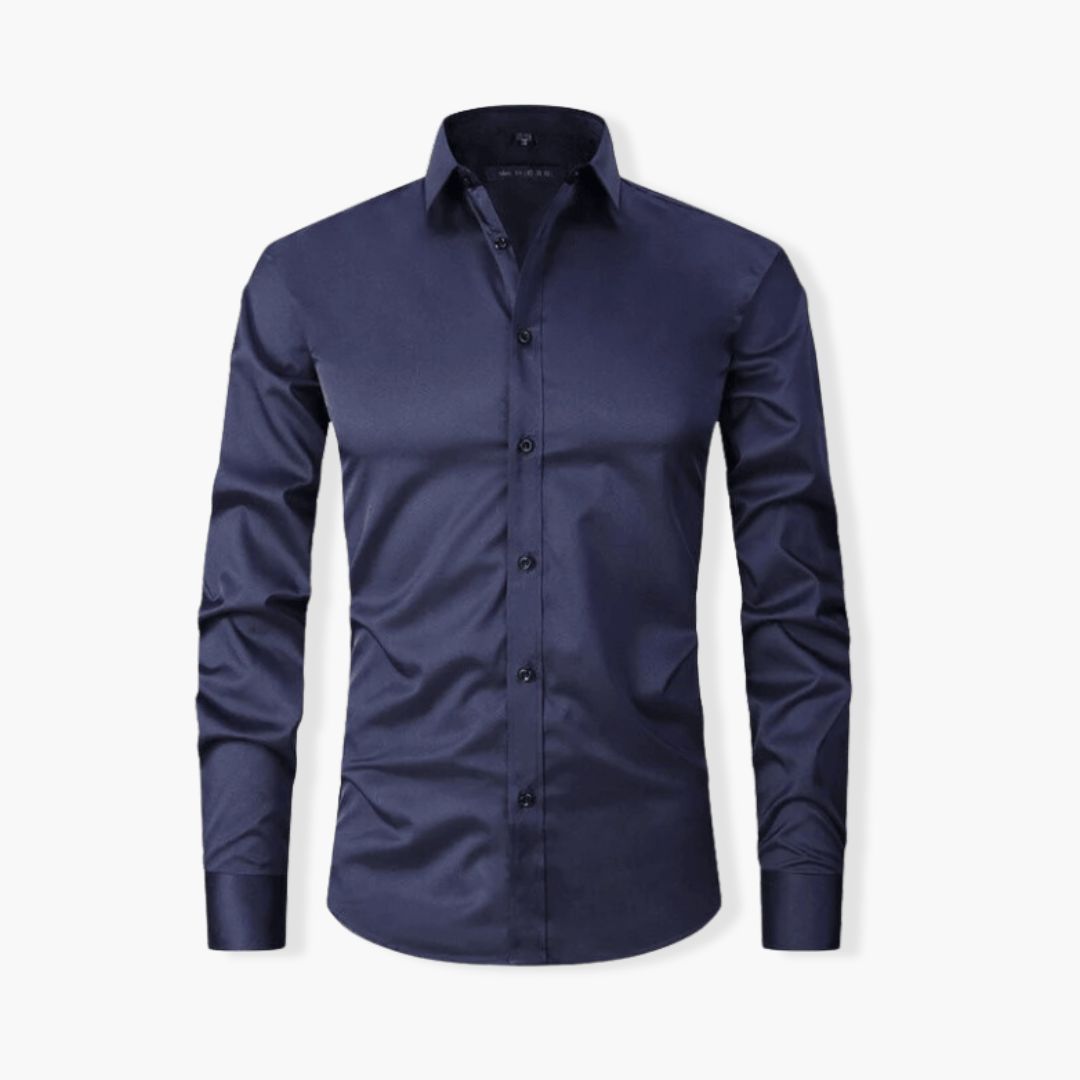 Men’s Lightweight Comfort-Fit Dress Shirt – Breathable Cotton, Smart Casual