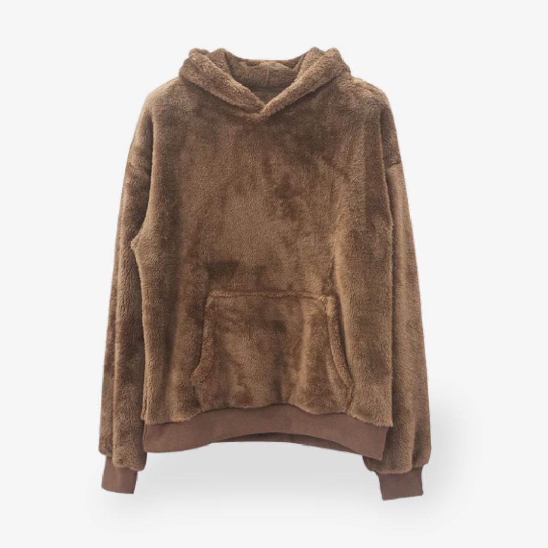 Men’s Lightweight Fleece Hoodie – Soft Brushed, Relaxed Fit Pullover