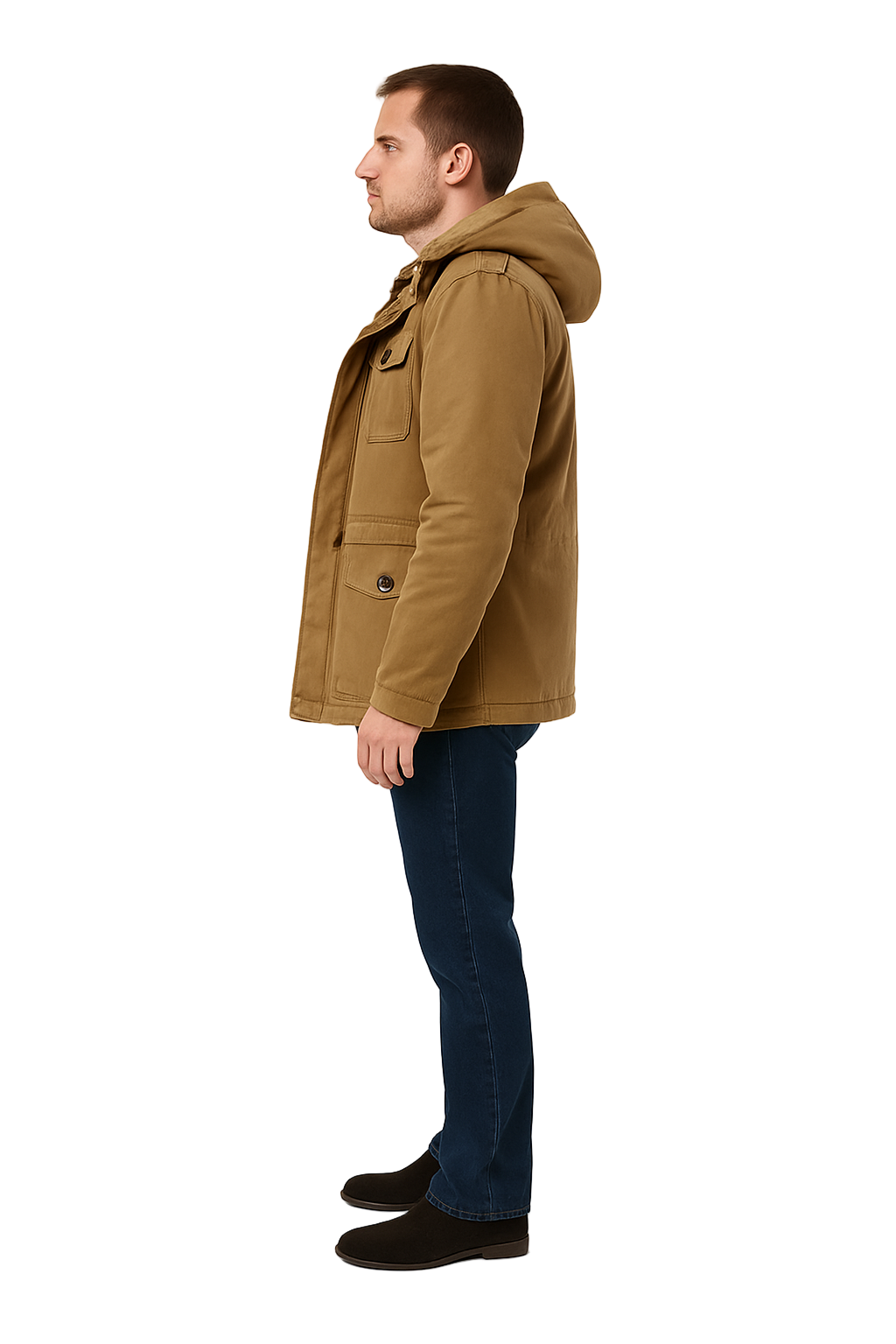 Men’s Weather-Resistant Parka with Warm Insulation – Outdoor Ready