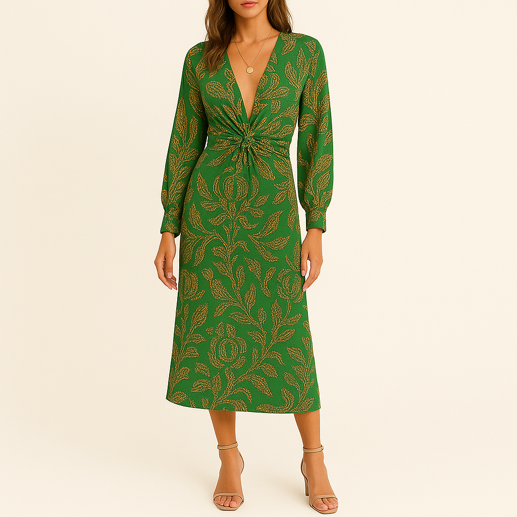 Sustainable Women's Maxi Dress – Breathable Fabric, All-Season Wear