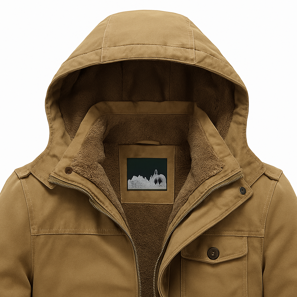 Men’s Weather-Resistant Parka with Warm Insulation – Outdoor Ready