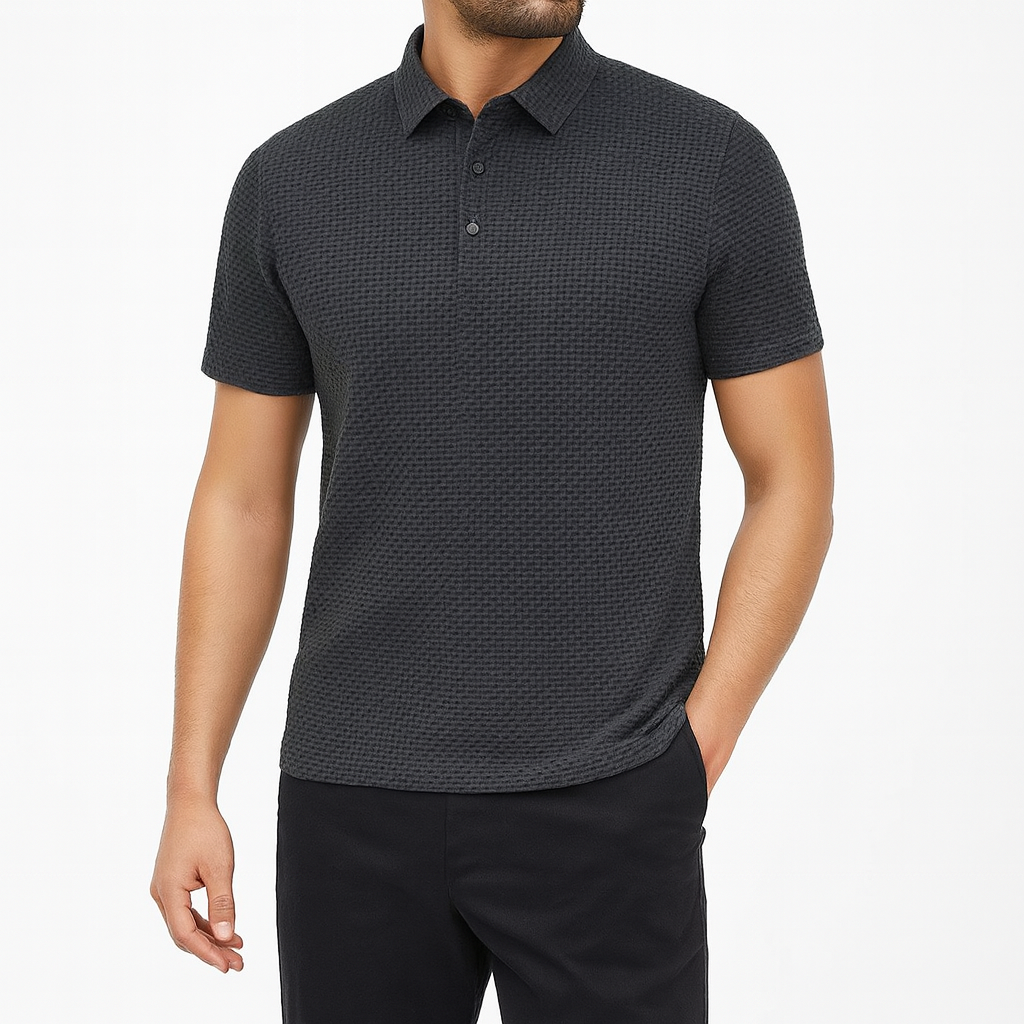 Men’s Breathable Silk Mesh T-Shirt – Lightweight Spring Essential