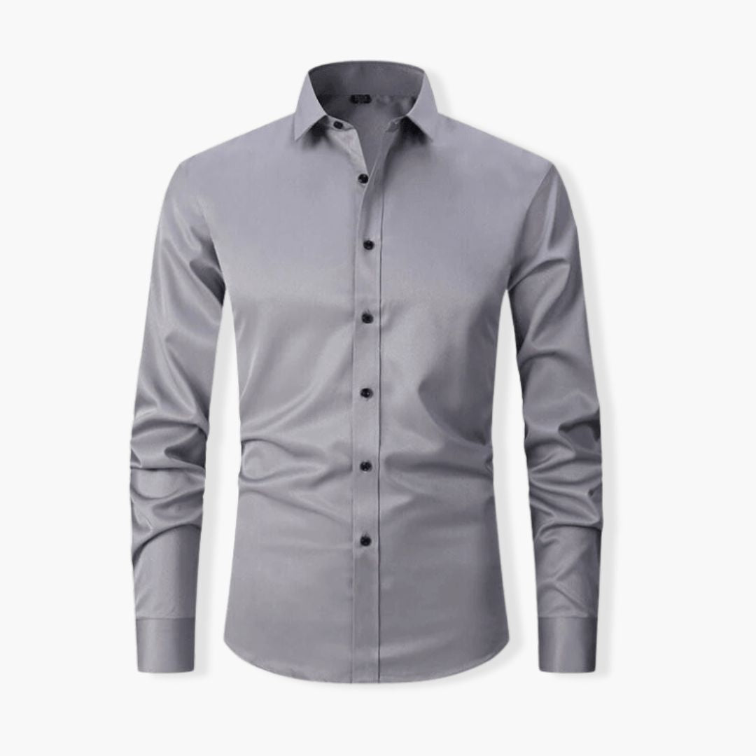 Men’s Lightweight Comfort-Fit Dress Shirt – Breathable Cotton, Smart Casual