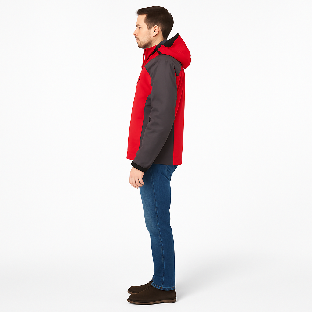 Men’s Durable Outdoor Jacket – Rugged Waterproof Shell, Lightweight