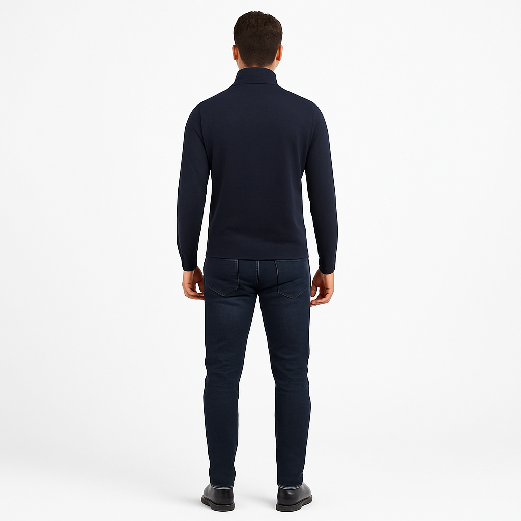 Men’s Merino Wool Half-Zip Pullover – Lightweight, Breathable Layer