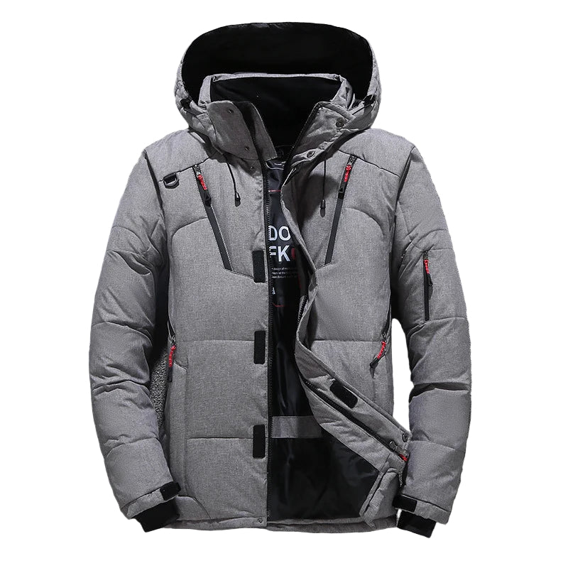 Men’s Windproof Ski Jacket – Warm Waterproof Mountain Coat