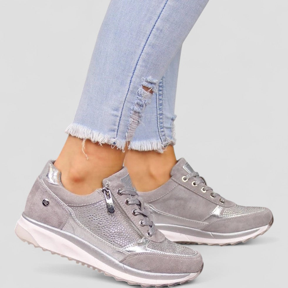 Orthopedic Lightweight Mesh Walking Trainers for Women