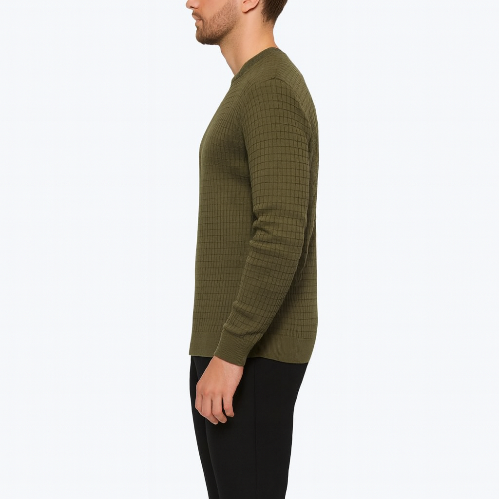 Men’s Casual Lightweight Crew Jumper – Everyday Knit Layer