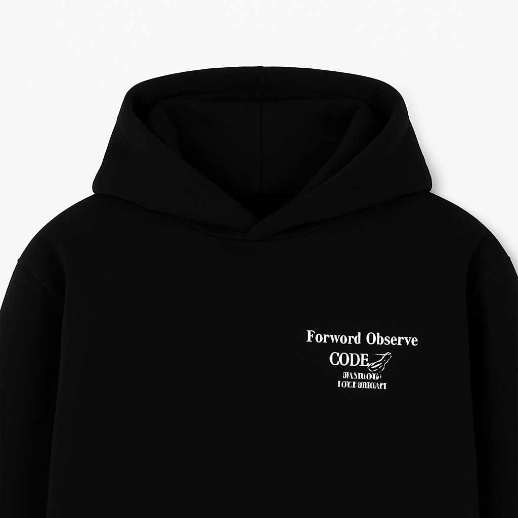 Men’s Logo Hoodie – Stylish Graphic Print, Relaxed Cotton Blend