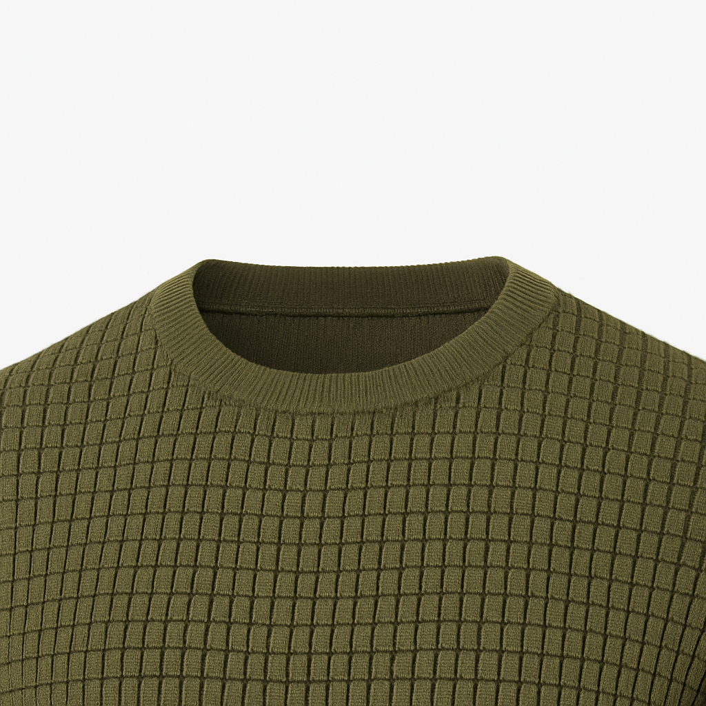 Men’s Casual Lightweight Crew Jumper – Everyday Knit Layer