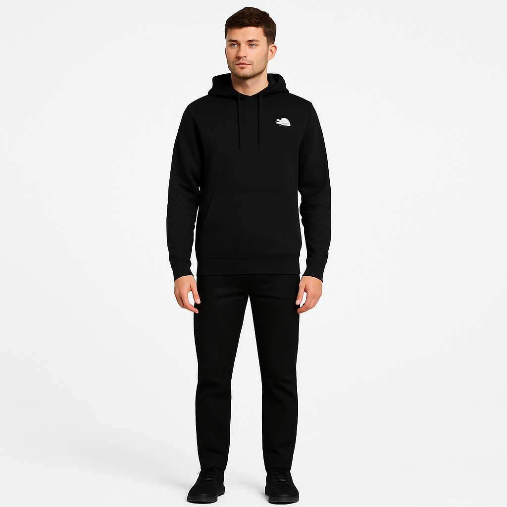Men’s Classic Hoodie – Soft Cotton-Blend, Relaxed Everyday Layer
