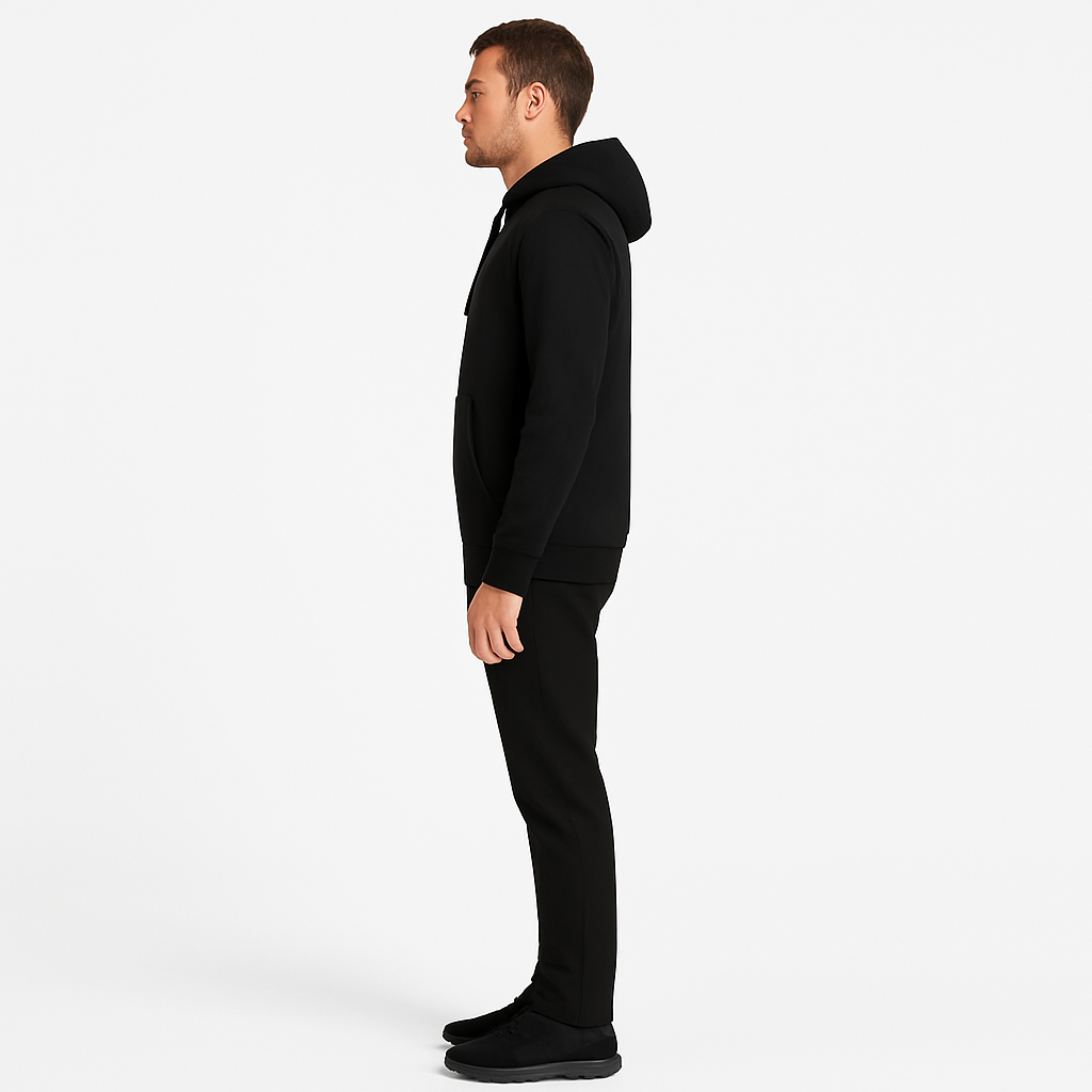 Men’s Classic Hoodie – Soft Cotton-Blend, Relaxed Everyday Layer