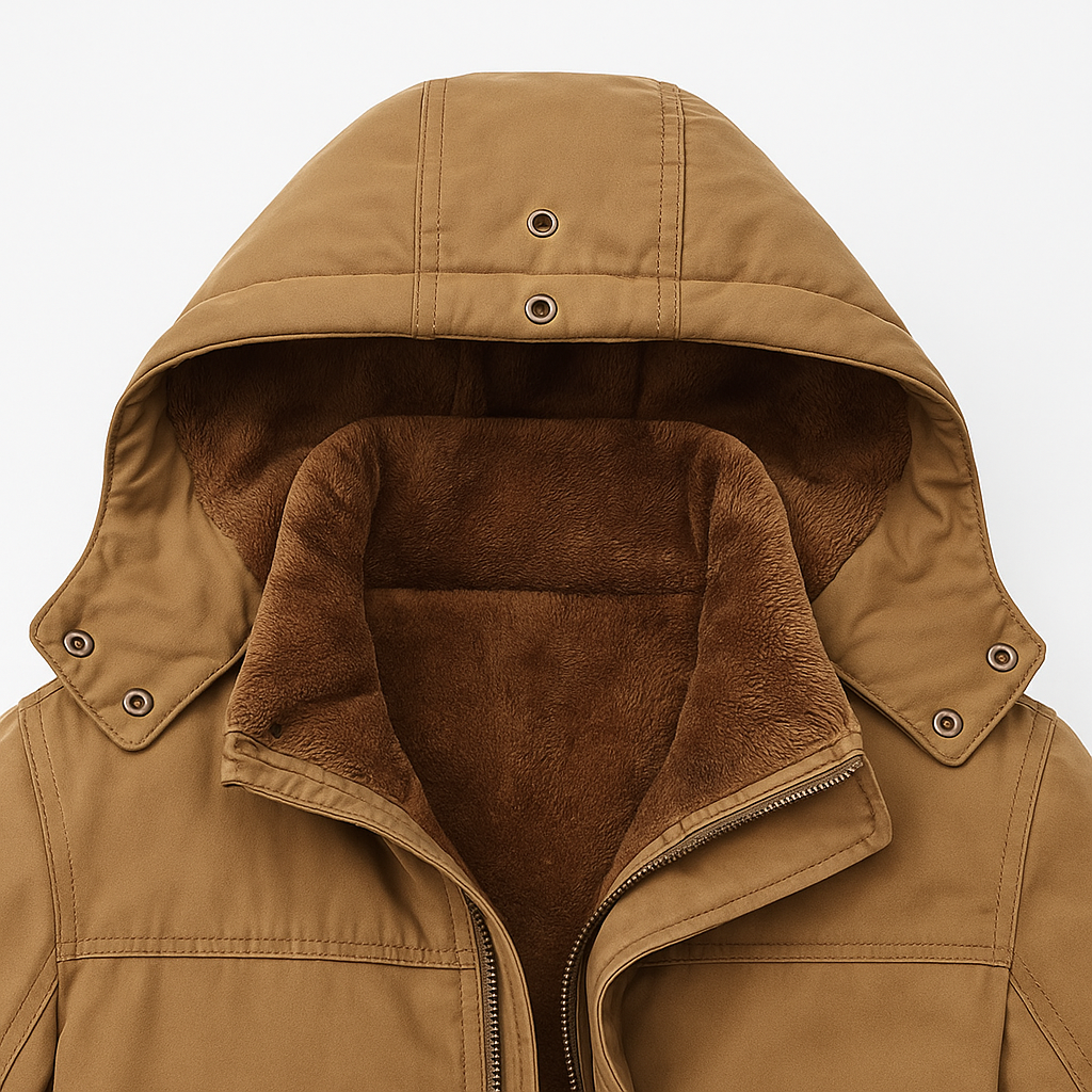 Men’s Lined Jacket – Warm Quilted or Fleece Layering Coat