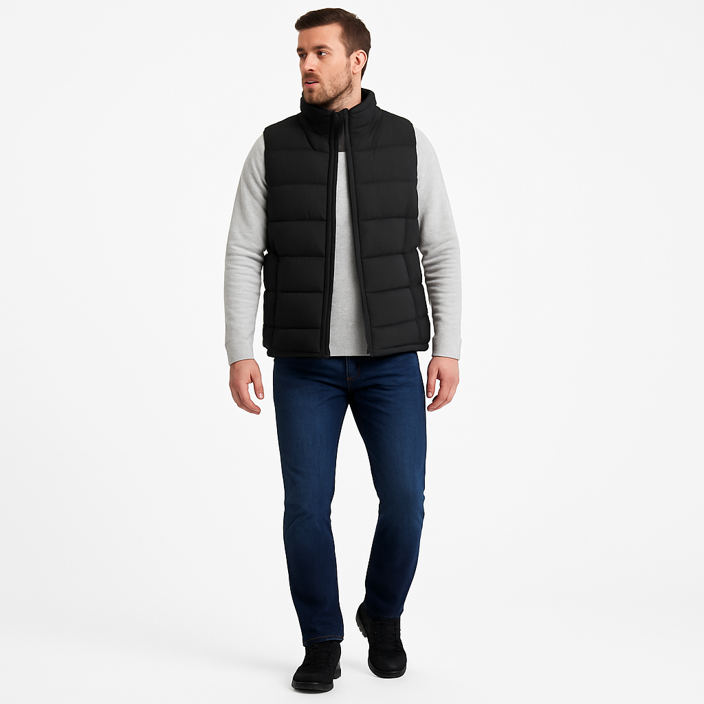 Men’s Quilted Gilet with Insulation – Lightweight Outdoor Warmth